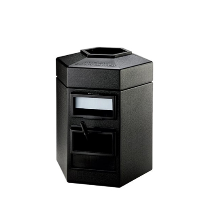 Picture of Bermuda 35-Gallon Hex Single-Sided Bin