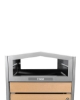 Picture of EC™ 42-Gallon Light Oak Square Bin