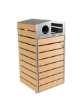 Picture of EC™ 48-Gallon Light Oak Trash & Recycling Bin