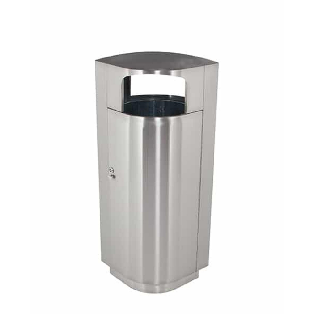 Picture of Precision Series® 20-Gallon Leaf-Shaped Dome Bin