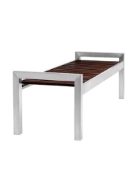 Picture of ModTec™ 5-Foot Woodgrain Skyline Bench