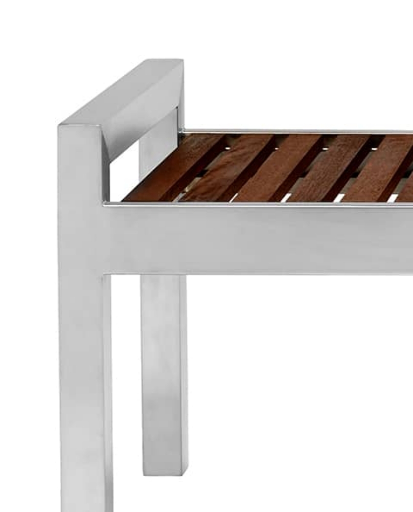 Picture of ModTec™ 5-Foot Woodgrain Skyline Bench