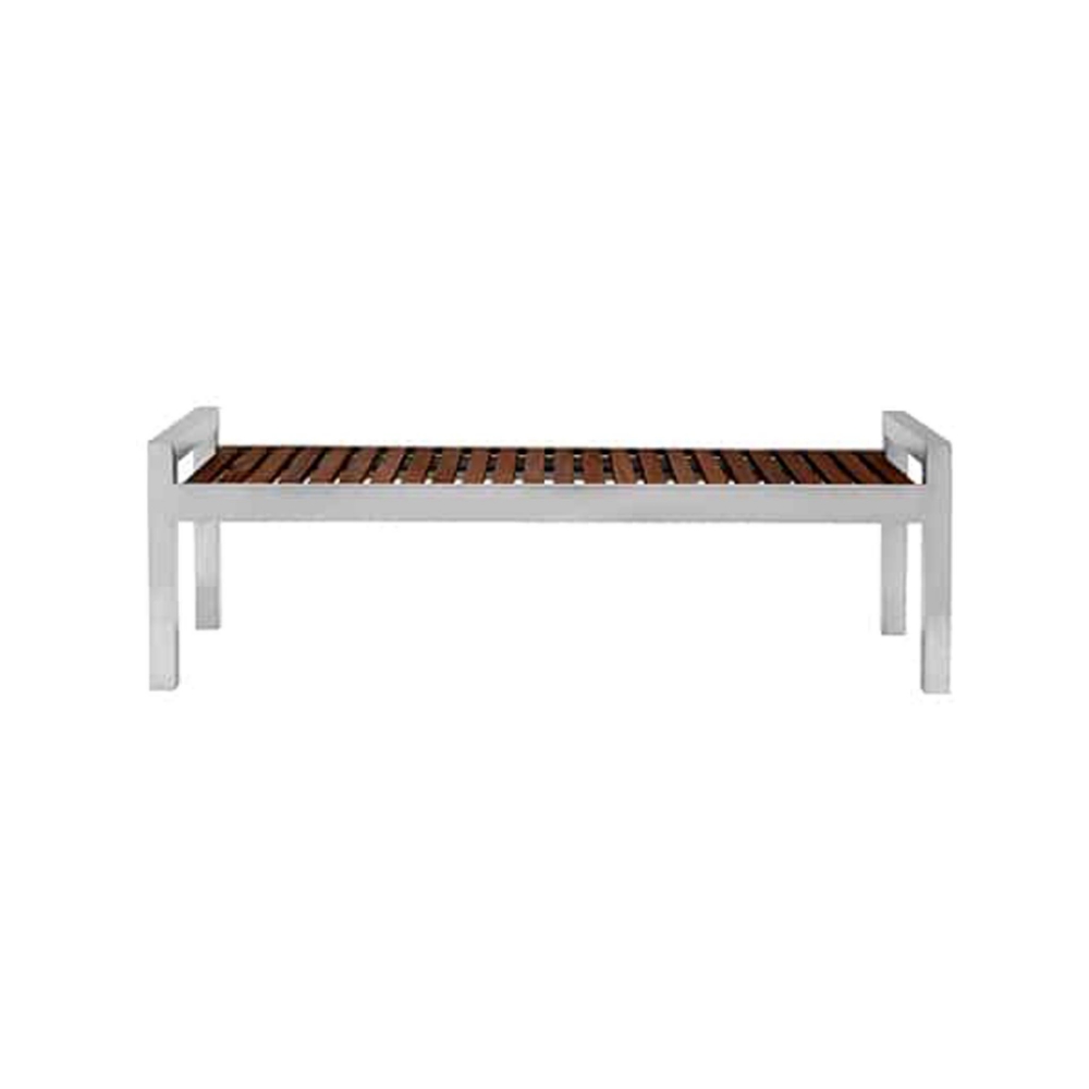 Picture of ModTec™ 5-Foot Woodgrain Skyline Bench