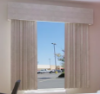 Picture of RodeWay Inn  Drapery Classic Soft Cornice and Blackout Econo Pattern Grain  100% Polyester