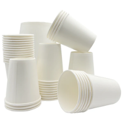 Picture of Three Leaf 6 Oz. Paper Cold Cups, (White) 1000 Ct. (20 Packs Of 50)