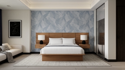 Picture of Sylvan Collection Full Headboard 48" Tall (4panel)  W 56" D 1" H 48" Casegood Finish Color