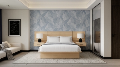 Picture of Sylvan Collection Full Headboard 48" Tall (4panel)  W 56" D 1" H 48" Casegood Finish Color