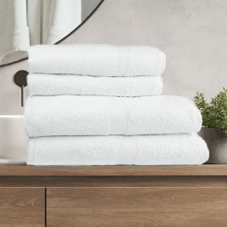 Picture of Silver Towel Collection – Washcloth, 12x12, 86% Cotton / 14% Polyester with 100% Cotton, Bale of 50