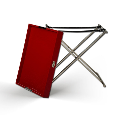 Picture of A&X Cecilia Red Crocodile Tray Table