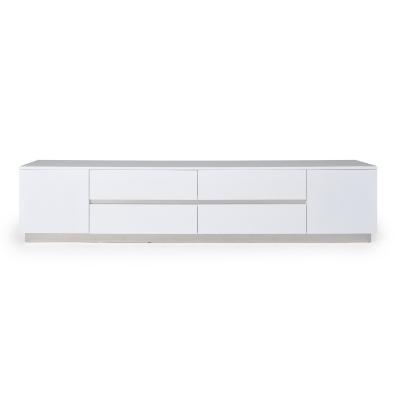 Picture of A&X Skyline Modern White Crocodile TV Stand