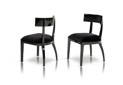 Picture of Alek - Modern Black Dining Chair (Set of 2)