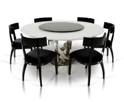 Picture of Alek - Modern Black Dining Chair (Set of 2)