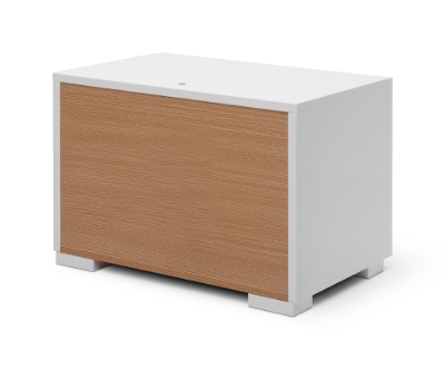 Picture of Ceres Modern White Lacquer Nightstand