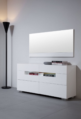 Picture of Modrest Ceres - Contemporary LED White Gloss Dresser