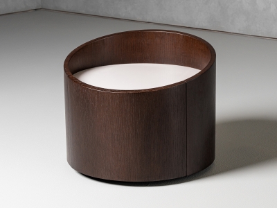 Picture of Modrest Geneva - Modern Brown Oak Nightstand