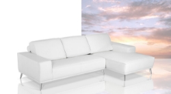 Picture of Dima Elite Modern White Leather Sectional Sofa