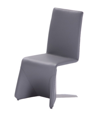 Picture of Nisse - Contemporary Grey Leatherette Dining Chair (Set of 2)