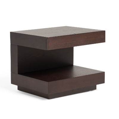 Picture of Modrest Esso Modern Brown Oak Nightstand