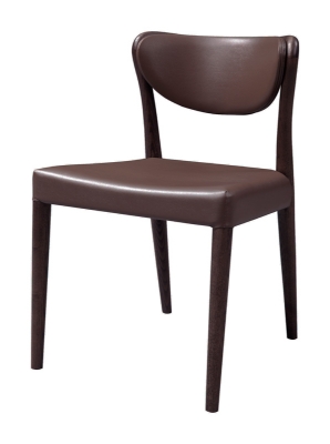 Picture of Union - Modern Brown Oak Dining Chair (Set of 2)