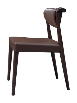 Picture of Union - Modern Brown Oak Dining Chair (Set of 2)