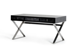 Picture of A&X Congress Transitional Black Crocodile Desk