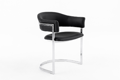 Picture of Modrest Allie Contemporary Black Leatherette Dining Chair