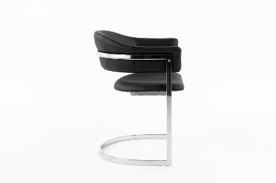 Picture of Modrest Allie Contemporary Black Leatherette Dining Chair