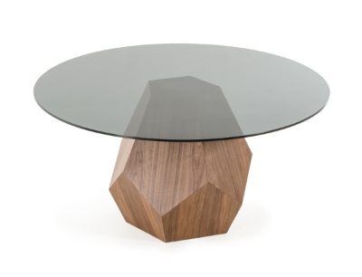 Picture of Modrest Rackham Mid-Century Walnut Round Dining Table