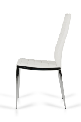 Picture of Libby - Modern White Leatherette Dining Chair (Set of 2)