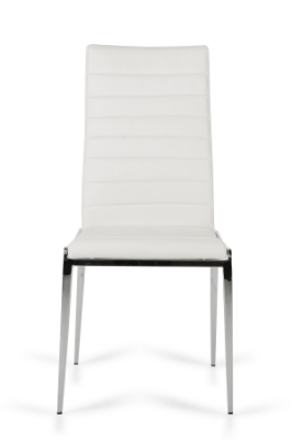 Picture of Libby - Modern White Leatherette Dining Chair (Set of 2)