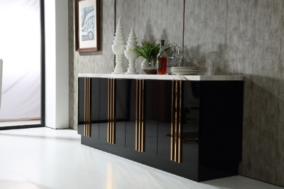 Picture of Modrest Kingsley Modern Marble & Rosegold Buffet