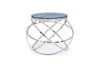 Picture of Modrest Tulare Contemporary Smoked Glass End Table