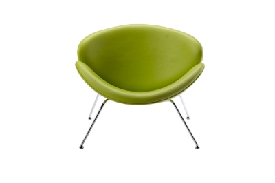 Picture of Modrest Anais Mid-Century Green Leatherette Accent Chair