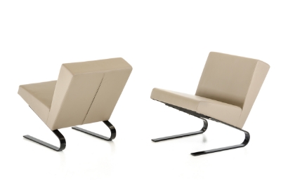 Picture of Relax - Contemporary Taupe Lounge Chair (Set of 2)