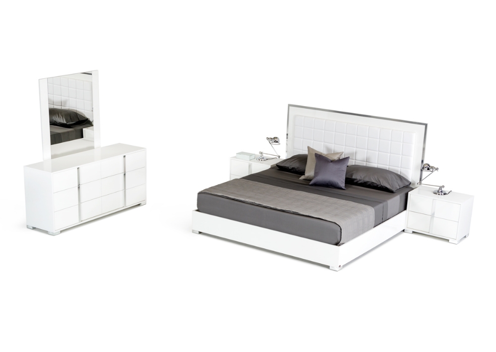 Picture of Modrest San Marino Modern White Bed