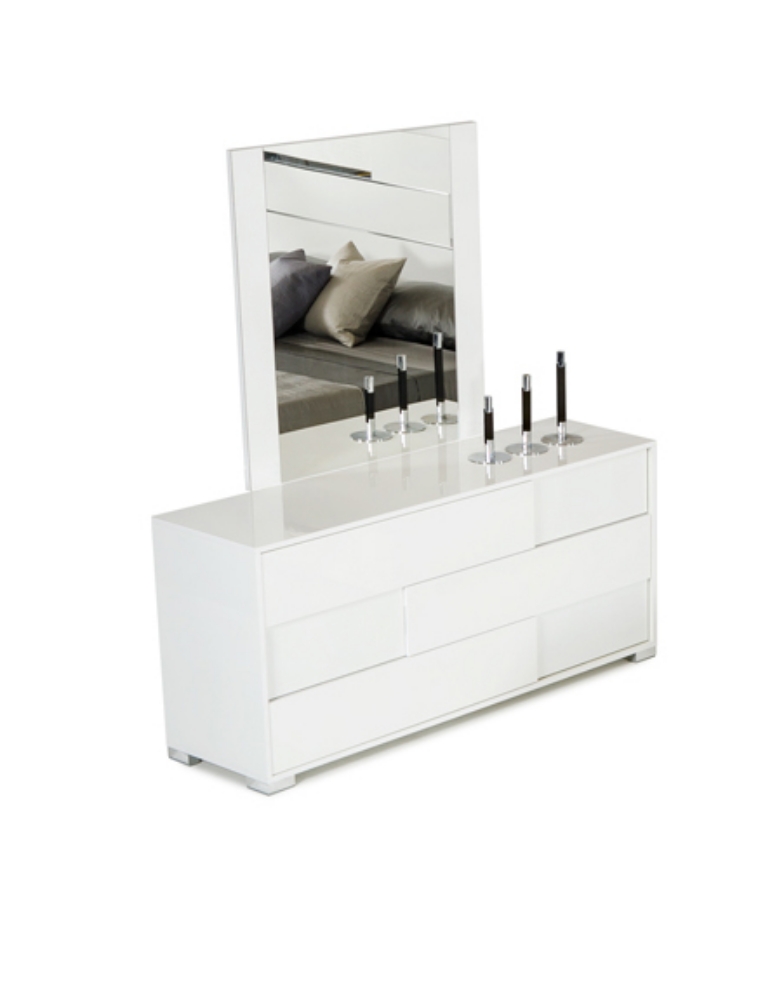 Picture of Modrest Monza Italian Modern White Mirror