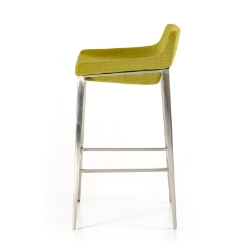 Picture of Modrest Adhil Mid-Century Green Fabric Bar Stool