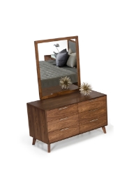 Picture of Nova Domus Soria Mid-Century Walnut Mirror