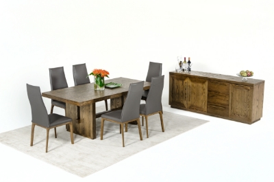 Picture of Modrest Cologne Modern White Wash Oak Dining Table