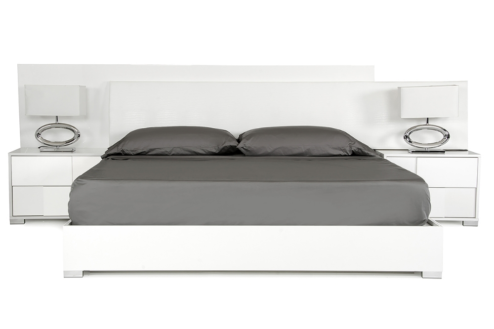 Picture of Modrest Monza Italian Modern White Bed