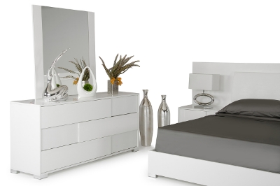 Picture of Modrest Monza - Italian Modern White Dresser