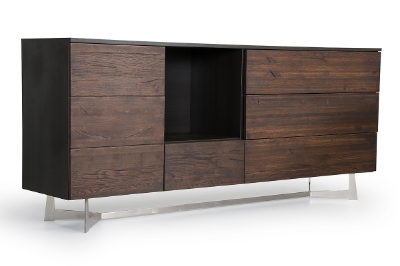 Picture of Modrest Wharton Modern Dark Aged Oak Buffet