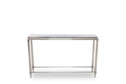 Picture of Modrest Agar Modern Glass & Stainless Steel Console Table