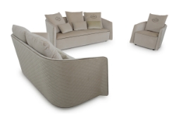 Picture of A&X Talin Modern Beige Fabric Sofa Set