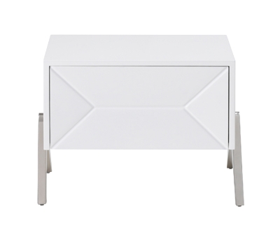 Picture of Modrest Candid Modern White Nightstand