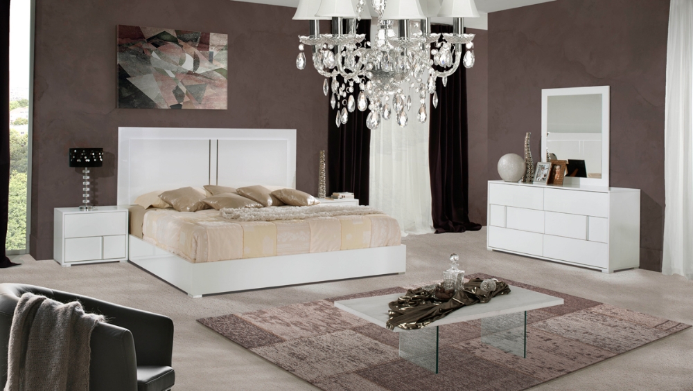 Picture of Modrest Nicla Italian Modern White Bed