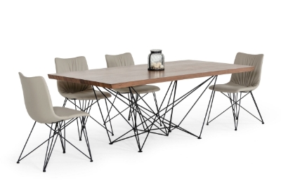 Picture of Modrest Naomi Modern Walnut Dining Table