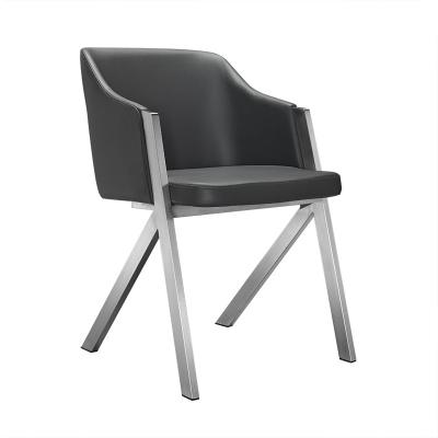 Picture of Darcy - Modern Grey Leatherette Dining Chair (Set of 2)