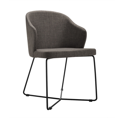 Picture of Gia - Modern Grey Fabric Dining Chair (Set of 2)