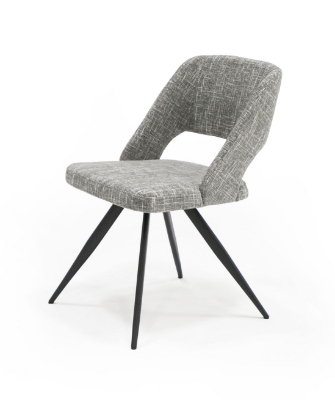 Picture of Modrest Palmer - Modern Grey Fabric Dining Chair (Set of 2)